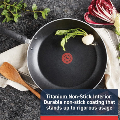 Experience Nonstick Cookware Set 12 Piece, Induction, Oven Broiler Safe 350F, Kitchen Cooking Set W/Fry Pans, Saucepan, Stockpot, Kitchen Utensils, Pots and Pans, Dishwasher Safe, Black3
