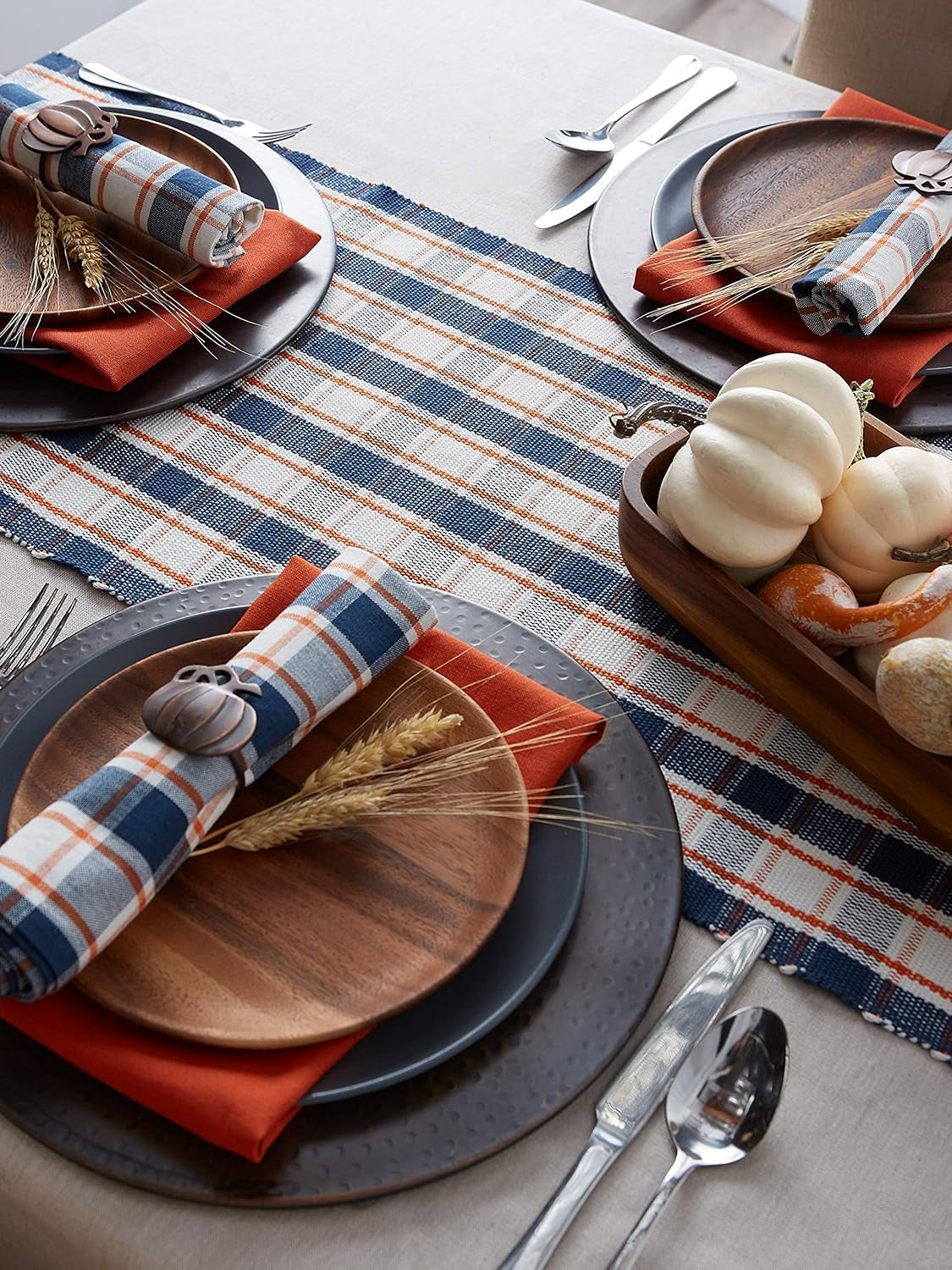 thanksgiving-fall-table-decoration-autumn-farmhouse-plaid-ribbed-table-runner-13x72-blue-orange
