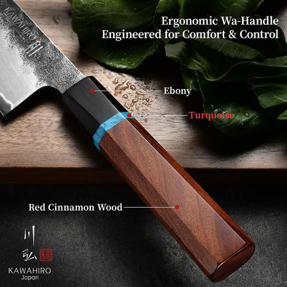 8.27 Inch Japanese Chef Knife, Hand-Forged VG10 for Precise Cuts5