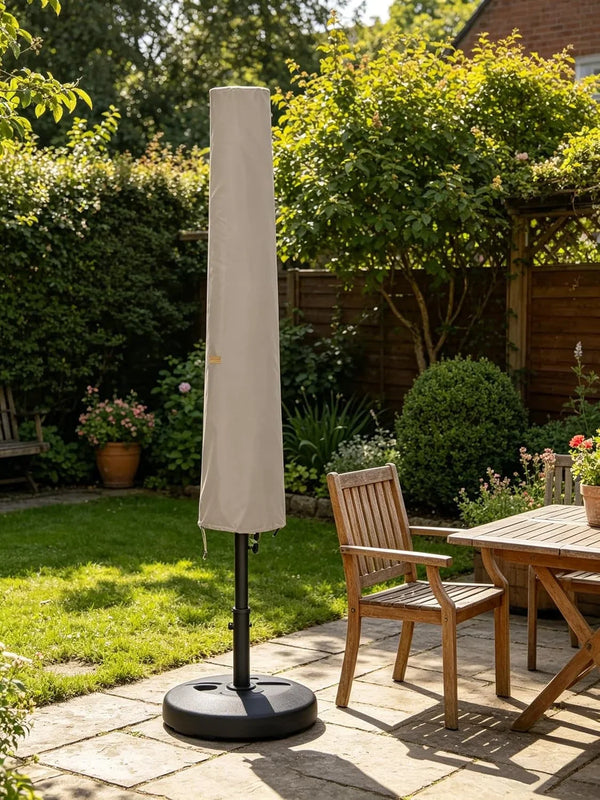 Umbrella Cover for 6Ft to 9Ft Patio Umbrellas, Waterproof and Durable Market Umbrella Cover with Zipper and Rod7