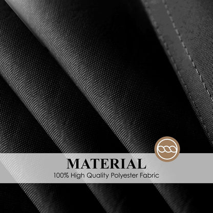 1 Pack Black Square Tablecloths 52X52 Inch for Dining Tables6