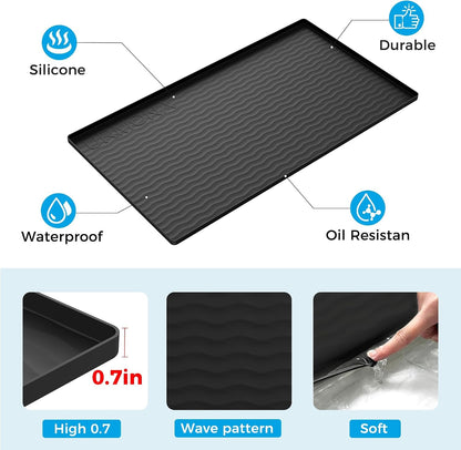 19 X 19 in Waterproof Silicone under Sink Mat, Cabinet Protector2