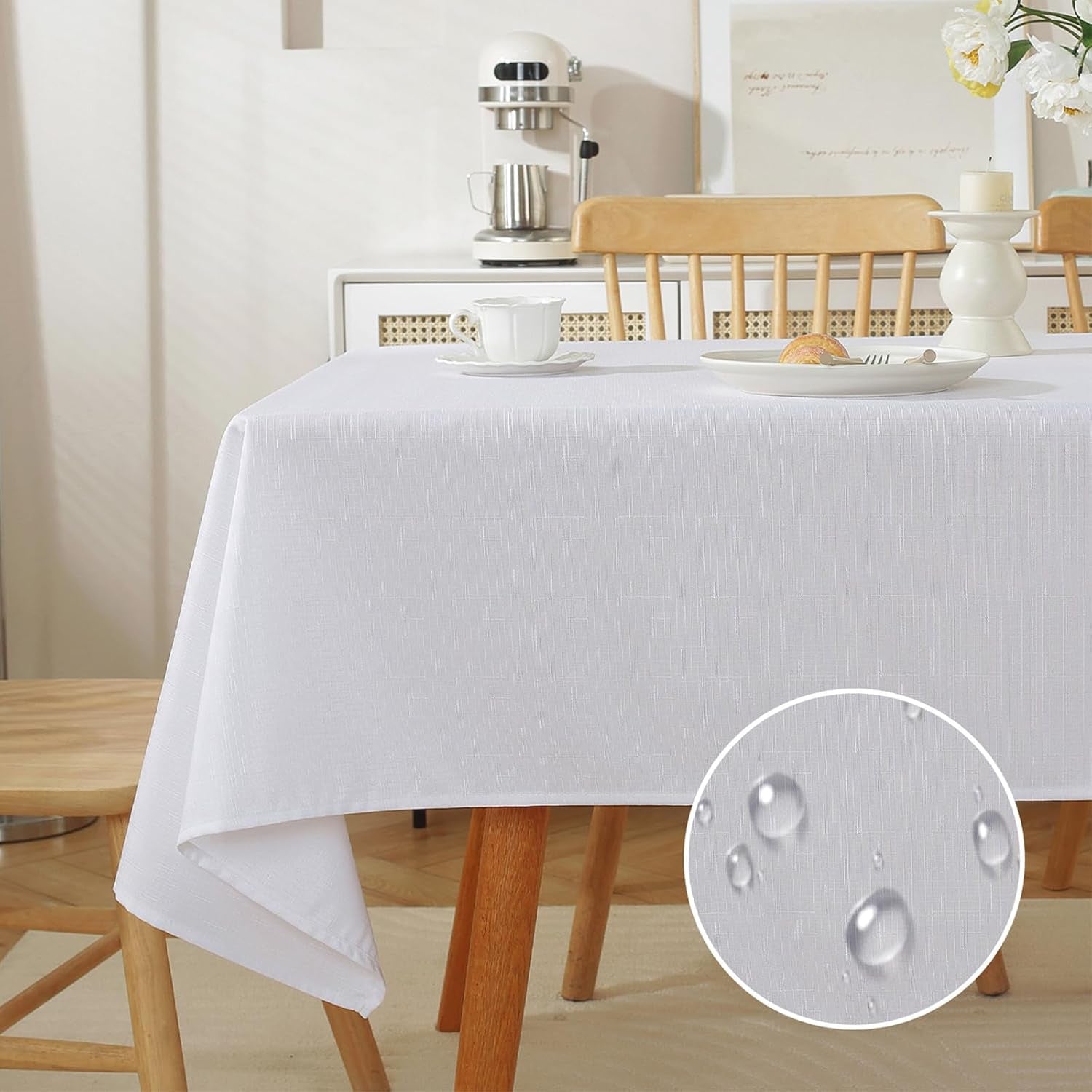linen-textured-tablecloth-rectangle-waterproof-spillproof-fabric-table-cloth-decorative-wrinkle-free-wipeable-polyester-table-cover-for-dining-party-wedding-39-x-55-inch-white