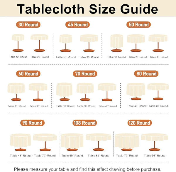 round Table Cloth Faux Linen Farmhouse Tablecloth Wrinkle and Stain Resistant Decorative Fabric Table Cover for Kitchen, Dining Room, Parties and Camping, Beige, 108 Inch Round7
