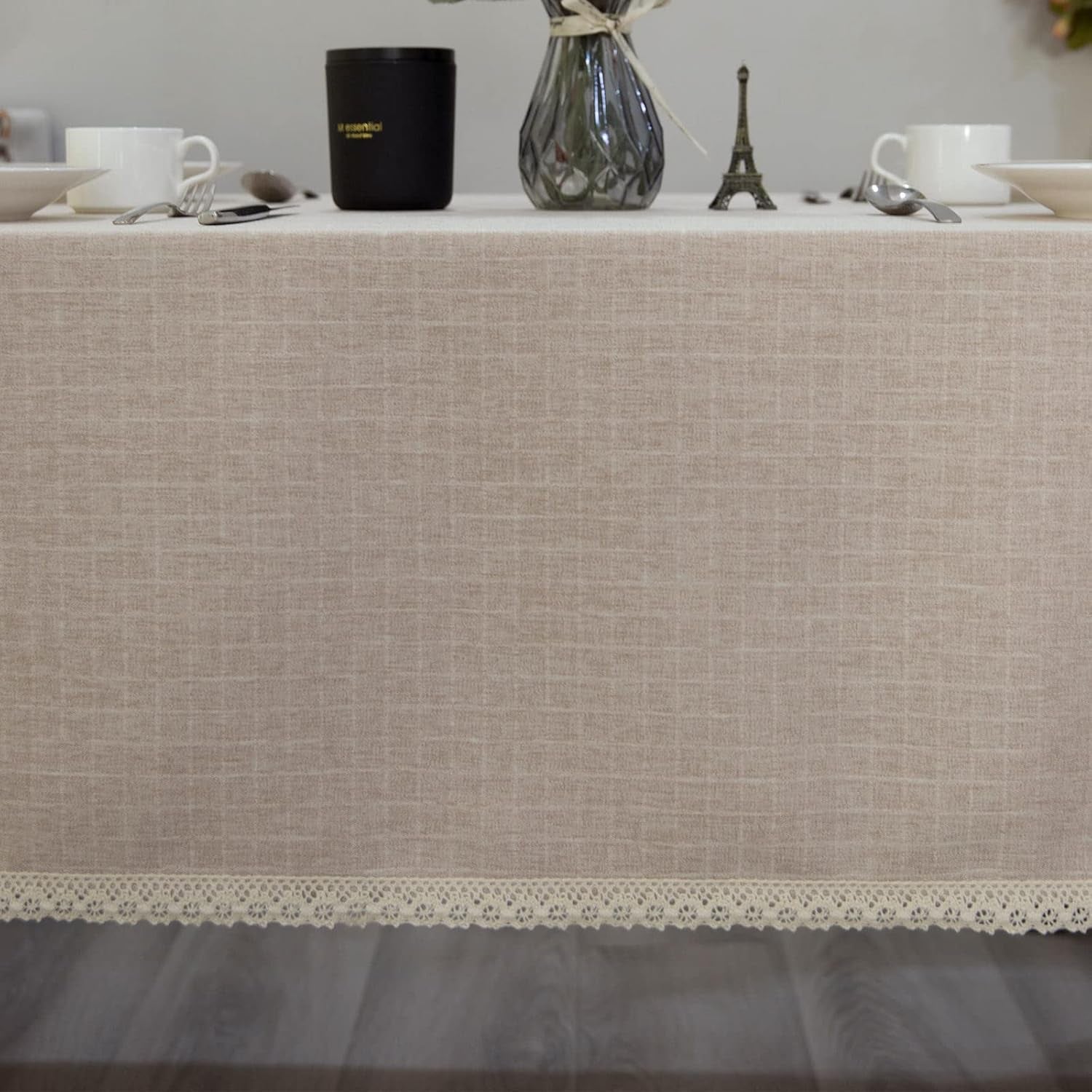 textured-tablecloth-linen-look-rustic-burlap-style-washable-solid-heavy-weight-lace-trim-rectangle-fabric-table-cloth-table-cover-for-kitchen-dinning-tabletop-decoration-55x70-in-beige