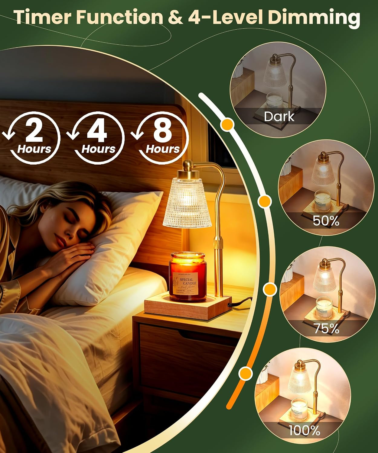 height-adjustable-candle-warmer-lamp-with-timer-3-dimmable-wax-melt-warmer-birthday-gifts-for-women-mom-house-warming-gifts-new-home-decor-candle-warmer-for-jar-candles-with-2-bulbs-gold-clear