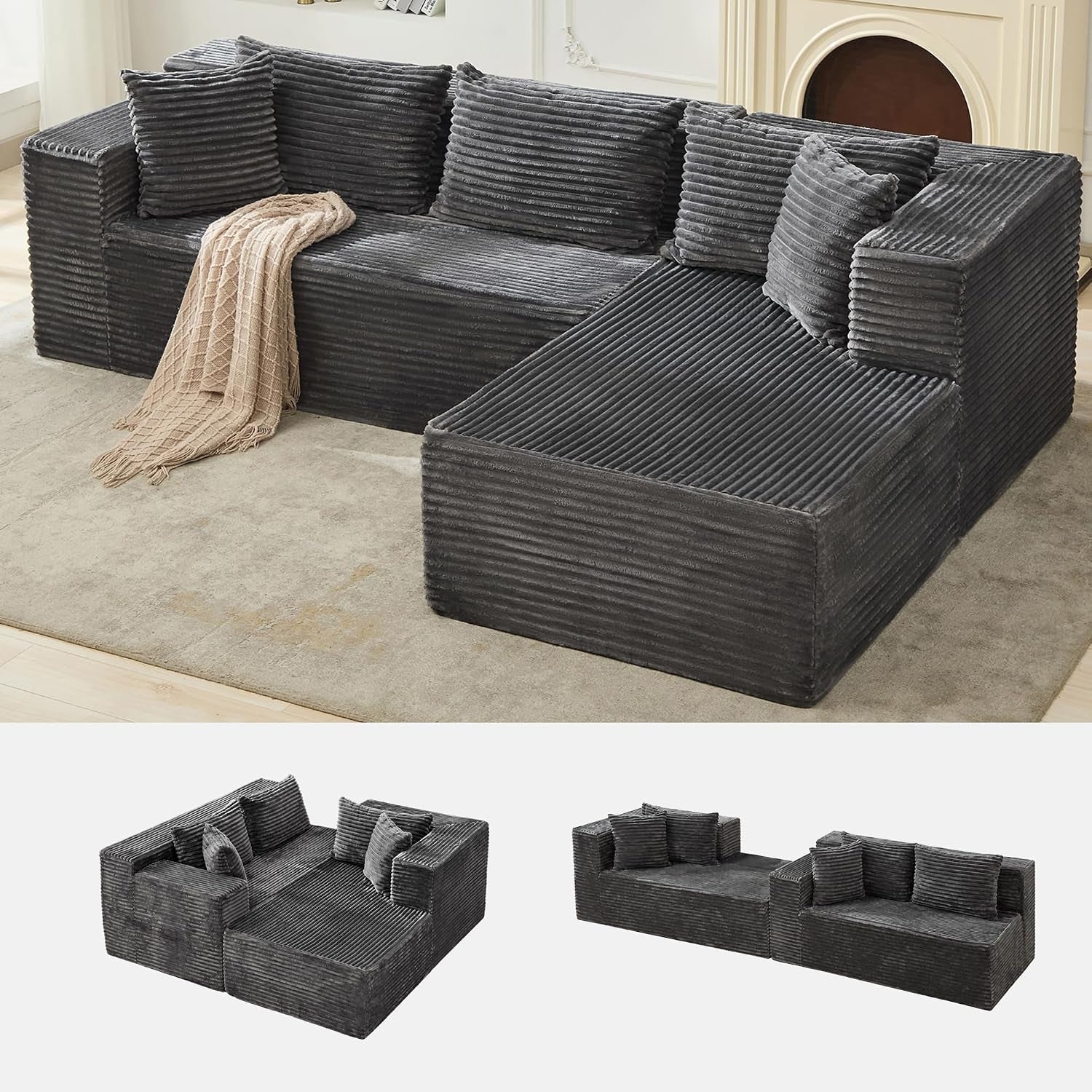106-l-shaped-modular-cloud-sectional-sofa-with-cushions-grey