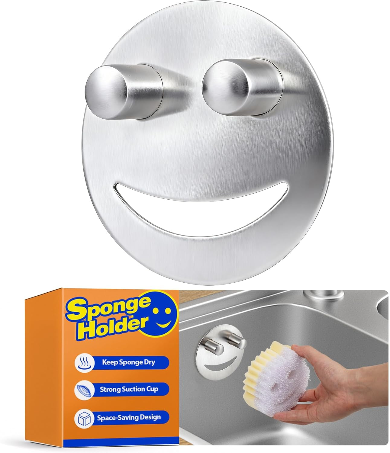 stainless-steel-sponge-holder-for-scrub-daddy-mommy-sponge-bathroom-kitchen-sink-caddy-organizer-storage-with-suction-cup-dishwasher-safe-keep-sponge-dry-silver-1-pack