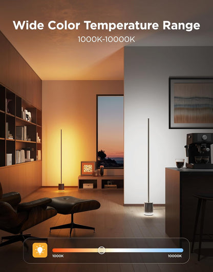 Govee Floor Lamp 3 with Luminblend+ Technology, 1000K-10000K Standing Lamp | Work with Matter, 2100Lm Modern Floor Lamps for Living Room, Bedroom, Office, Corner Lamp with Dynamic Scenes, Daysync4