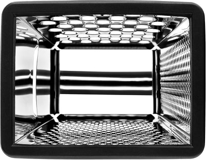 Stainless Steel Cheese Grater, Large Box Grater for Kitchen | 4 Sided Handheld Vegetable Shredder, Kitchen Food Grater for Cheese, Potato, Carrot, Ginger, Veggie, Dishwasher Safe8