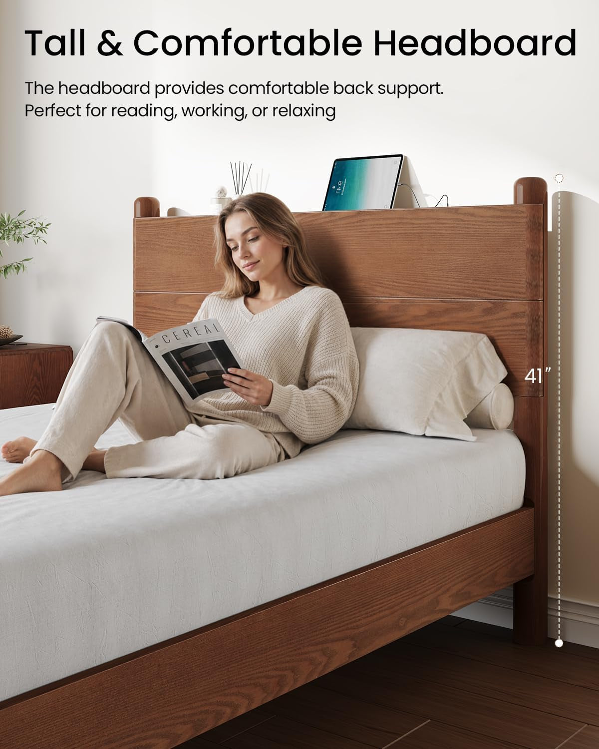 solid-wood-full-size-bed-frame-with-tall-headboard-brown
