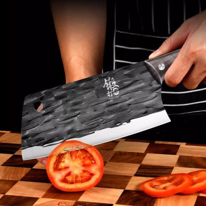 Meat Cleaver,Cleaver Knife Stainless Steel Slicing Knife for Women Forged Chef'S Knife Meat Cutting Knife Kitchen Sharp Knives, LAMAJIGA58445