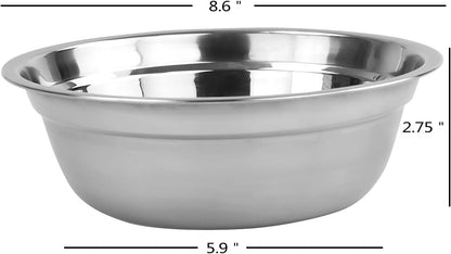 Stainless Steel Mixing Bowls for Kitchen, 4 Pack 8.6" Mixing Bowls2