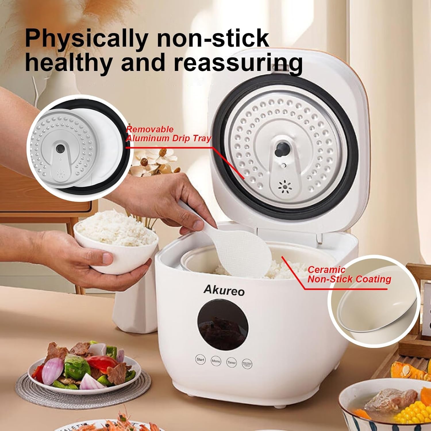 3l-healthy-low-carb-rice-cooker-low-sugar-digital-steamer-porridge-soup-quick-rice-white-rice-stainless-steel-filter-basket-5-cooking-functions-24h-timer-auto-keep-warm