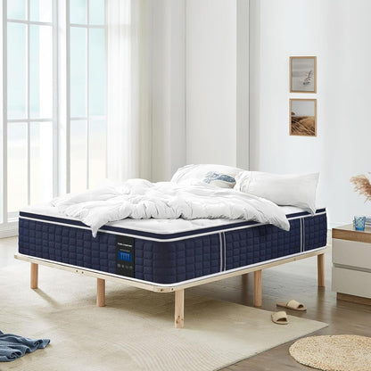 14 Inch Full Hybrid Mattress in a Box, Medium Plush | Gel Memory Foam & Zoned Pocket Springs, Pressure Relief & Back Support, Cool Sleep, Fiberglass-Free, 10-Year Limited Warranty8