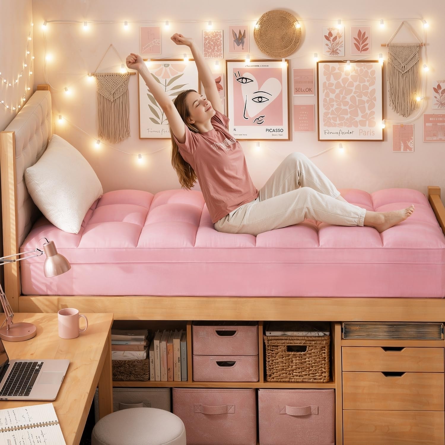 pink-twin-xl-mattress-topper-for-college-dorm-plush-pillow-top-college-dorm-room-essential-for-girls-guys-overfilled-filling-adds-plush-comfort-deep-pocket-design-fits-twin-xl-mattresses