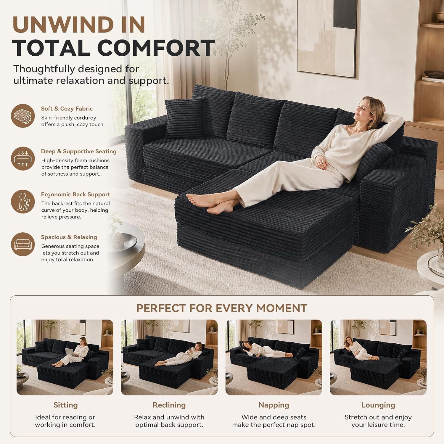 106-convertible-futon-sofa-bed-boneless-couch-for-living-room-black