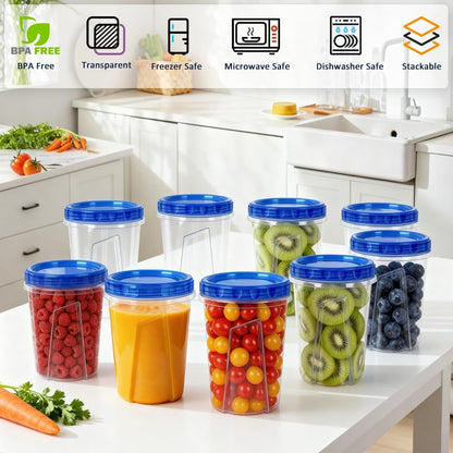 10 Pack 34Oz Soup Freezer Storage Containers with Twist Lids for Meal Prep4