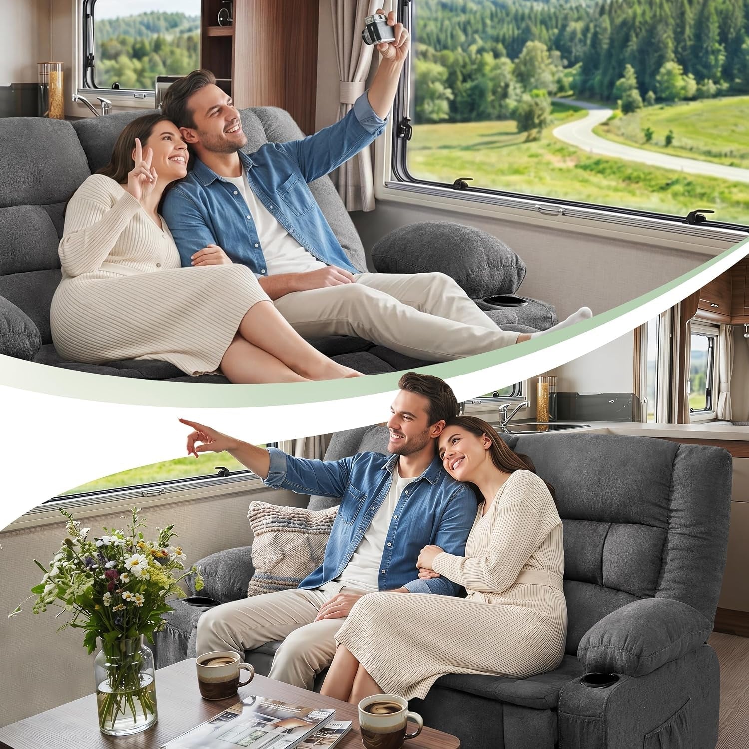 loveseat-recliner-sofa-wall-hugger-reclining-loveseat-with-cup-holders-storage-pockets-150-adjustable-rv-couch-traditional-2-seat-reclining-couch-for-living-room-rv-home-theater-grey
