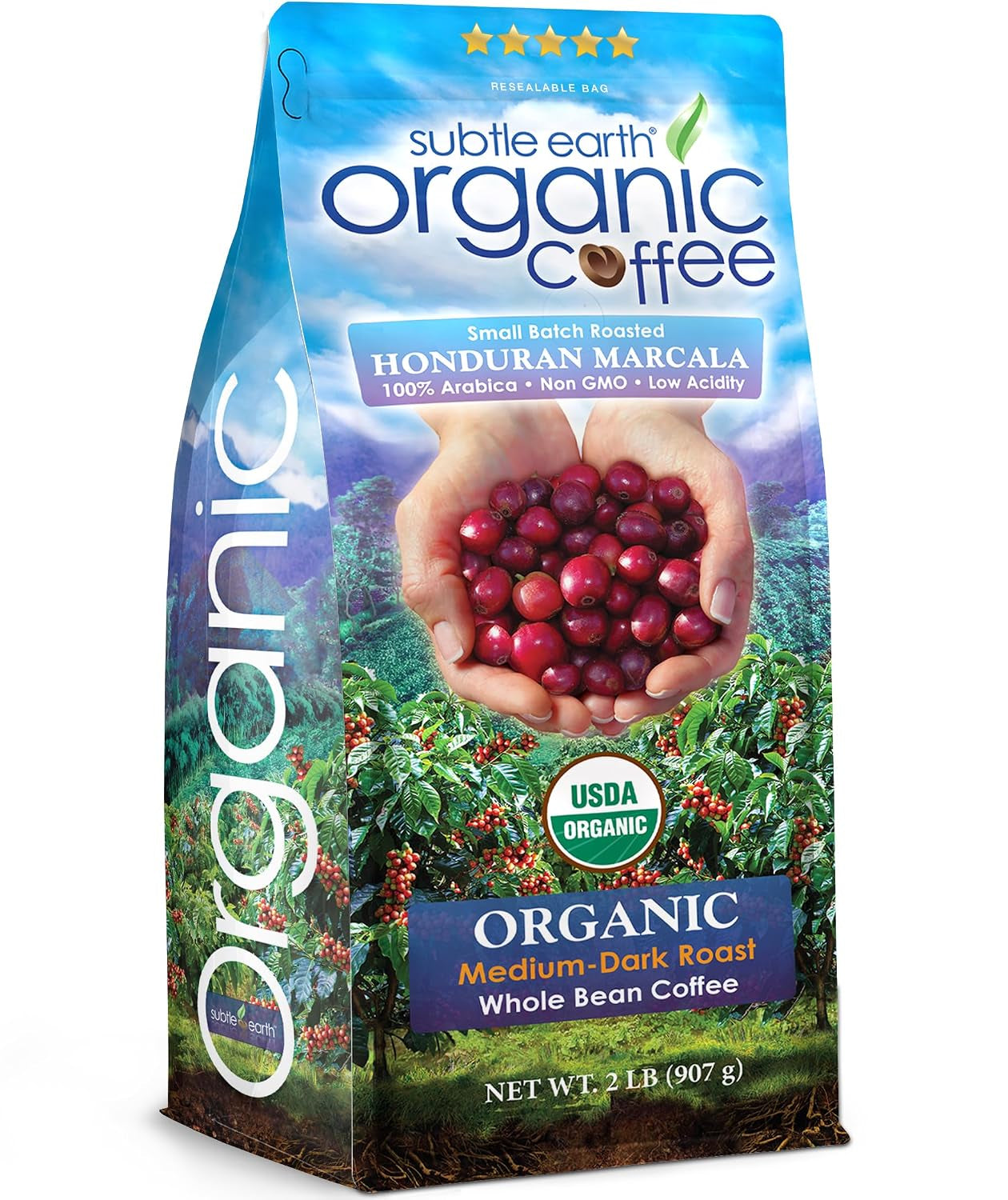 2lb-subtle-earth-organic-coffee-medium-dark-roast-whole-bean-coffee-100-arabica-beans-low-acidity-and-non-gmo-2lb-bag