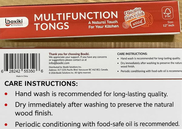 3-In-1 Kitchen Tongs & Pasta Server – 12 Inch Walnut Multifunction Tongs with Slotted Forked & Flat Tips for Pasta, Salad, Cooking and More – Elegant, Heat-Resistant Food Tongs for Home Cooks & Chefs8