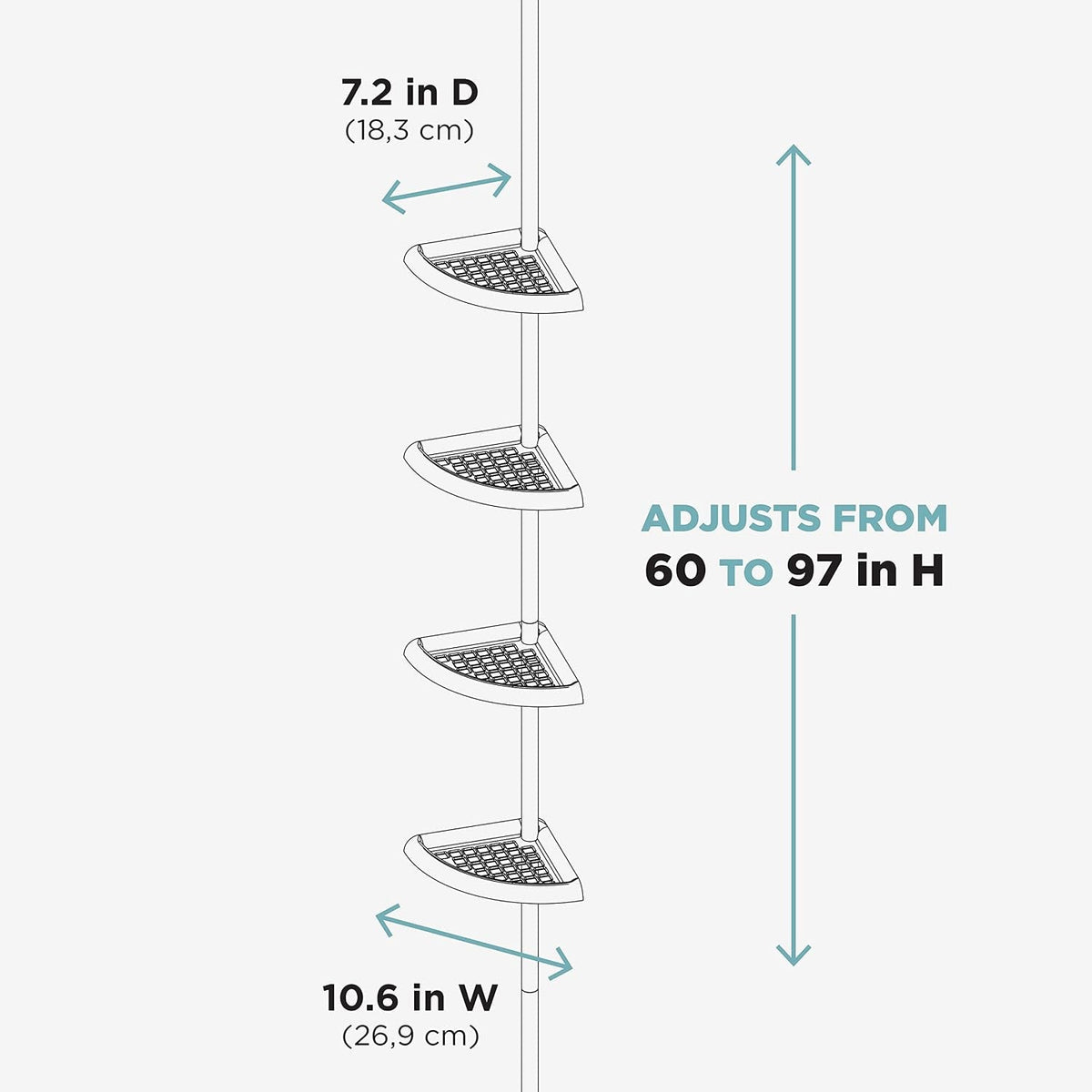 tension-pole-shower-caddy-4-shelves-adjustable-60-to-97-inch-white