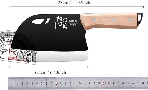 Meat Cleaver, Stainless Steel Kitchen Knife, Household Meat and Vegetable Cutting Knife, Kitchen Slicing Knives Chef Specific2