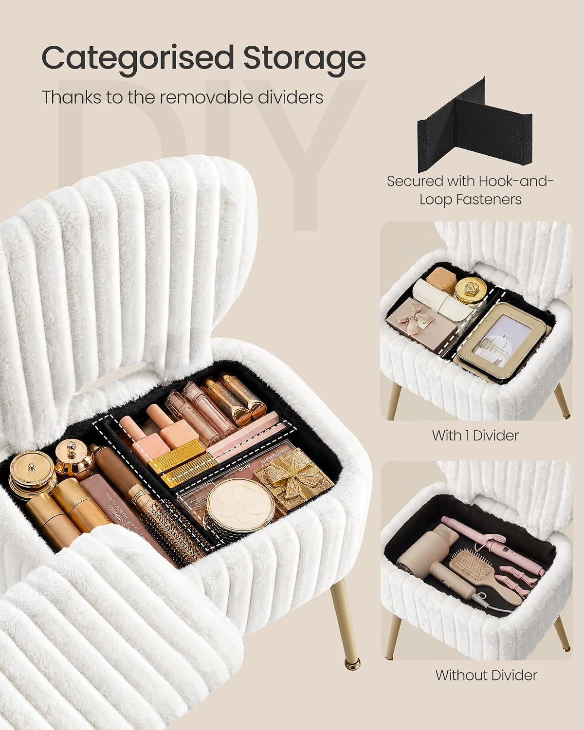 songmics-vanity-chair-makeup-stool-with-folding-backrest-plush-padded-dressing-table-stool-17-1-x-13-x-32-1-inch-for-bedroom-dressing-room-black-glamor-collection-ulom532wd01