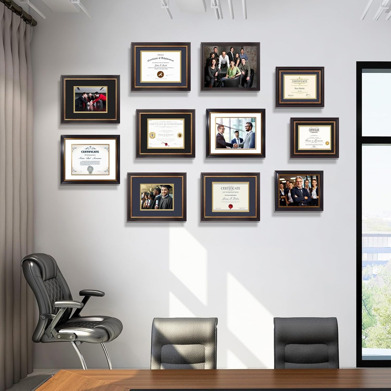 11x14-frame-black-over-gold-double-mat-for-8x10-diploma