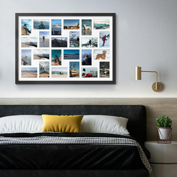 22X32 Collage Frame for 24 4X6 Photos Black7