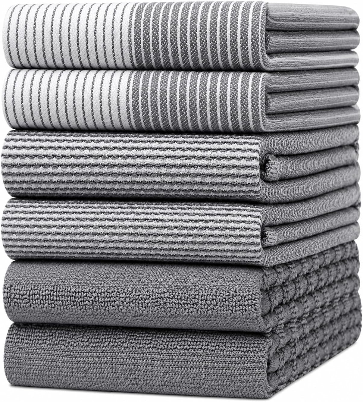 premium-kitchen-towels-6-pack-100-cotton-20x28-dish-towels-grey-large-flat-terry-kitchen-linen-set-with-hanging-loops-highly-absorbent-for-washing-and-drying-dishes