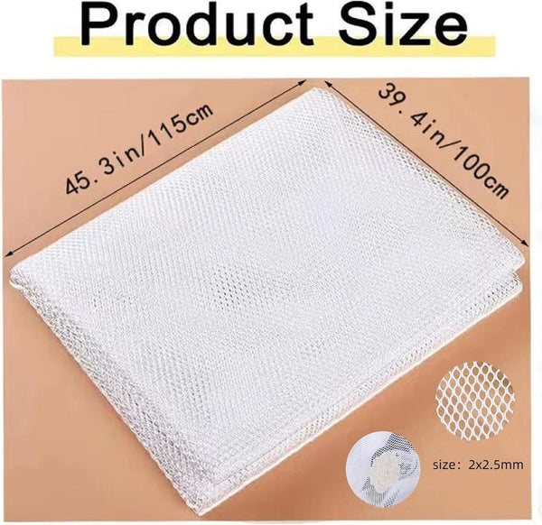 2Pcs Rice Net, 45 X 39 Inch Sushi Rice Cooking Net,Non-Stick Rice Cooker Napkin,Reusable Home or Commercial Rice Net,Fine Mesh Steam Cloth3