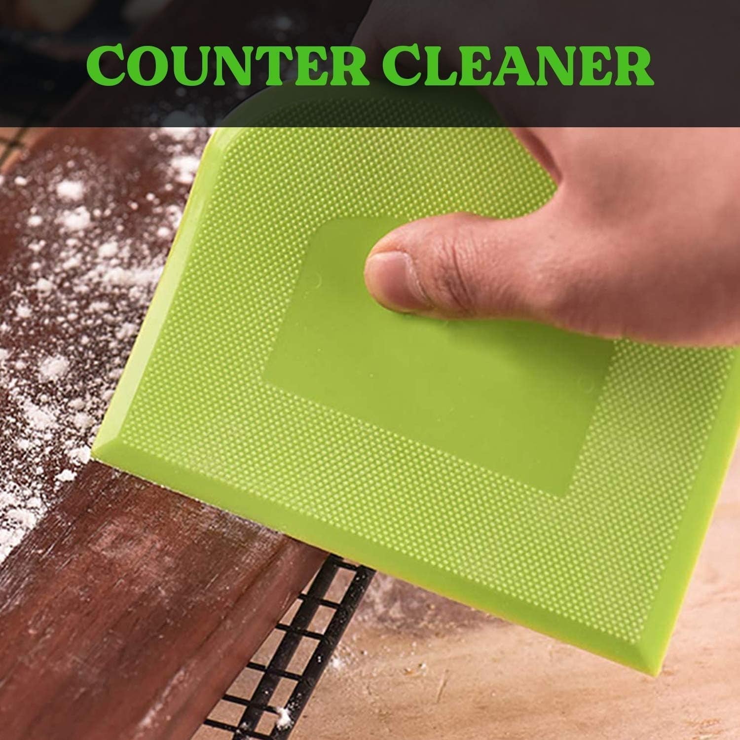 dough-scraper-bench-scraper-3p-4-7x3-7-plastic-flexible-bowl-scraper-sharp-edge-angles-cake-scraper-non-slip-bakeware-decorating-tools-sculpting-modeling-tools-green-white-green