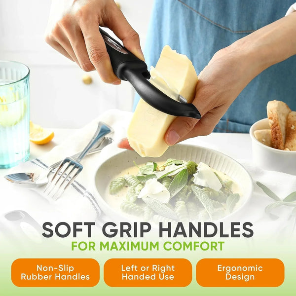 Swivel Vegetable Peeler & Y Potato Peeler W/Soft Grip Handles5