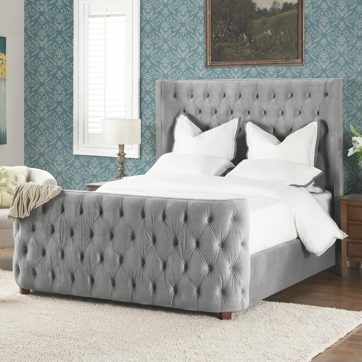 jennifer-taylor-home-brooklyn-queen-tufted-panel-bed-headboard-and-footboard-set-opal-grey-velvet