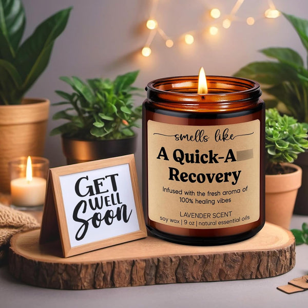 Get Well Candle, Surgery Recovery Gifts for Women, Men, Get Well Soon4