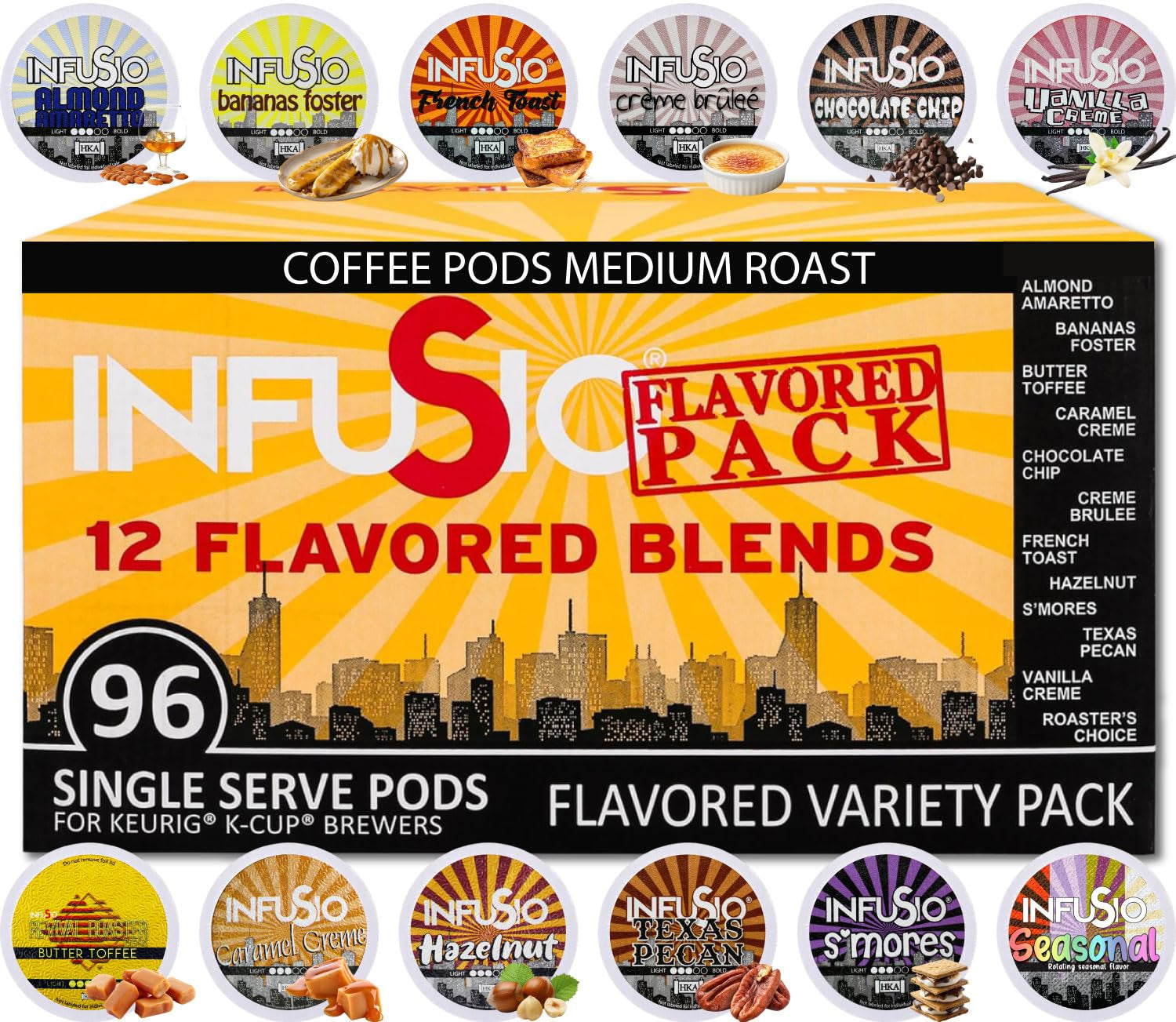 coffee-pods-variety-pack-96-count-12-flavors-hazelnut-smores-french-toast-bananas-foster-creme-brulee-no-sweeteners-low-acid-keurig-compatible
