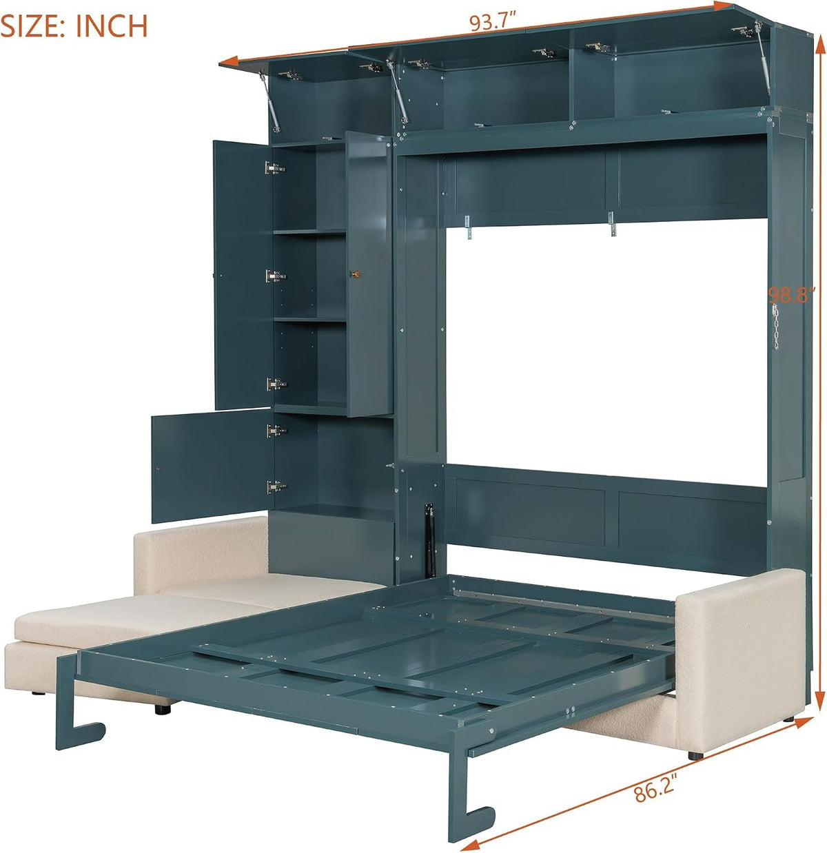 queen-murphy-bed-with-couch-and-storage-bookcase-wood-foldable-murphy-wall-bed-with-storage-shelves-and-sofa-for-adults-h-green-queen