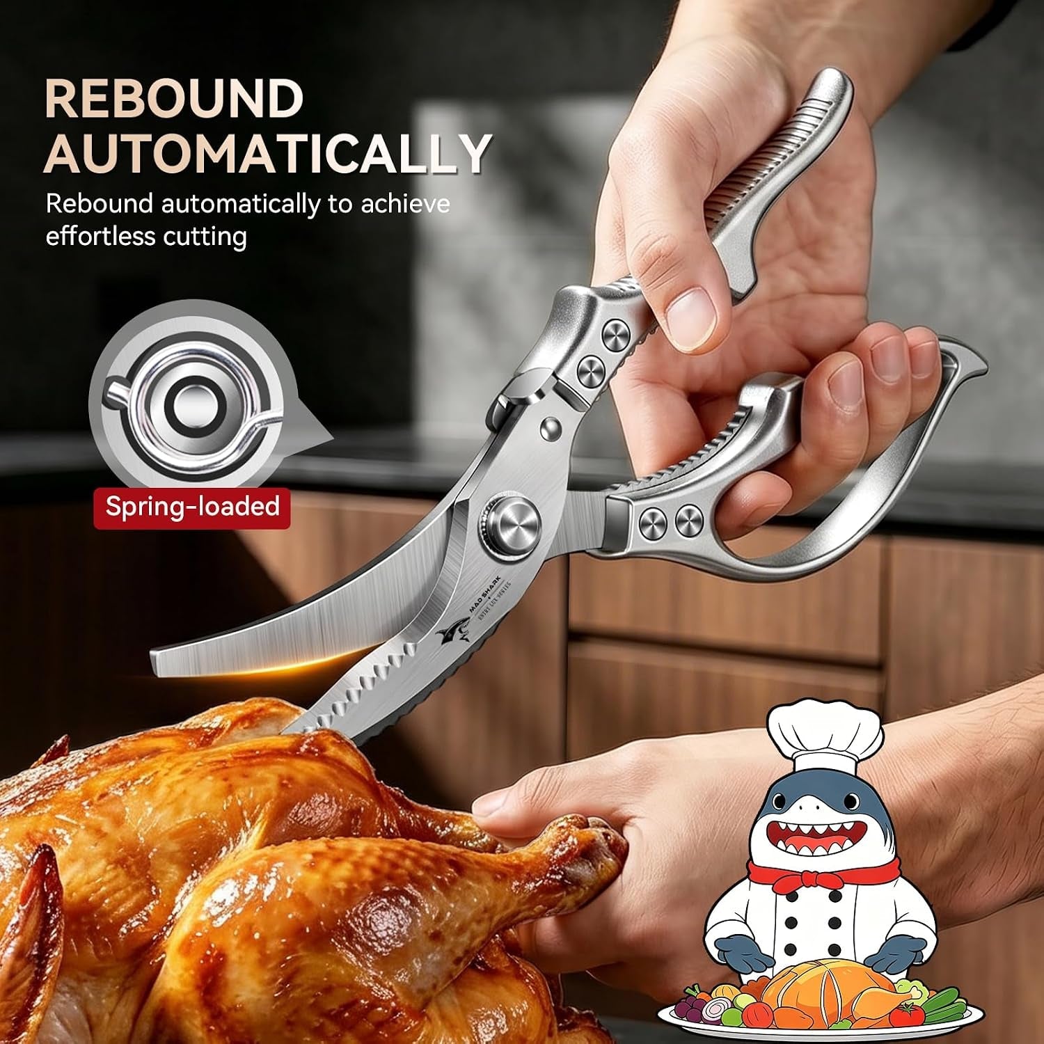 heavy-duty-poultry-shears-spring-loaded-kitchen-shears-dishwasher-non-slip-handle-kitchen-shears-safety-lock-all-purpose-kitchen-scissors-for-chicken-meat-cutting-turkey-fish-vegetables