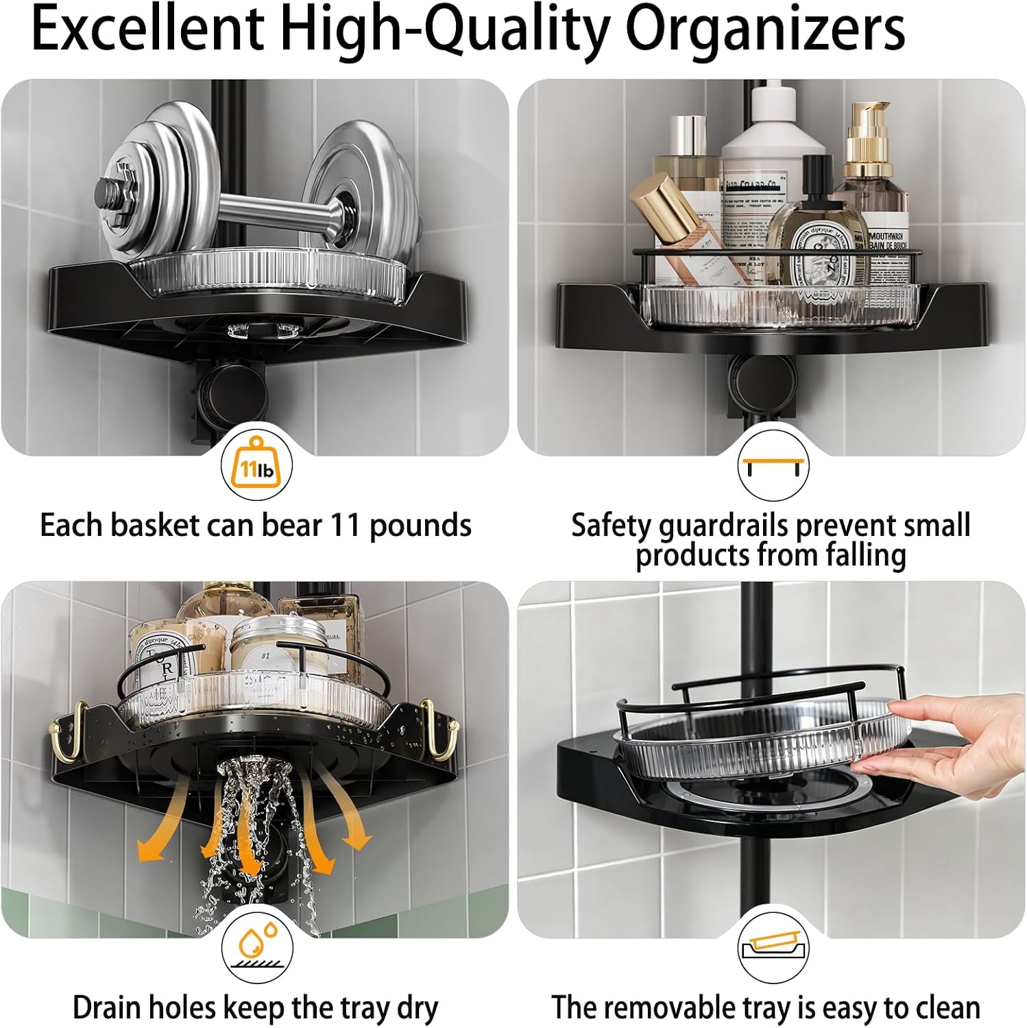 360-rotating-corner-shower-caddy-tension-pole-organizer-black