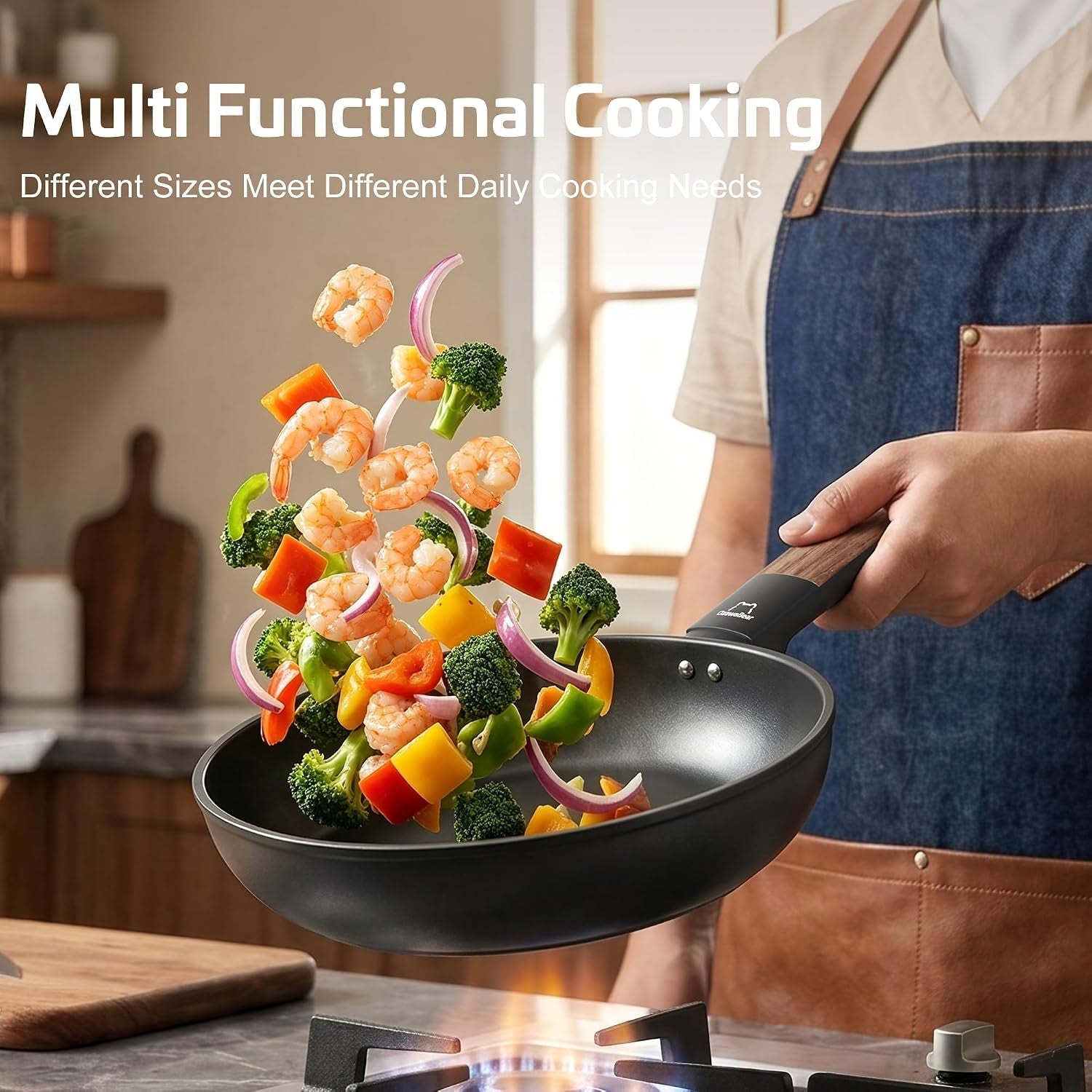 non-stick-frying-pan-skillet-titanium-coating-fry-pan-egg-pan-omelet-pan-nonstick-healthy-induction-cookware-chefs-pan-pfas-pfoa-ptfe-free-9-5-inch