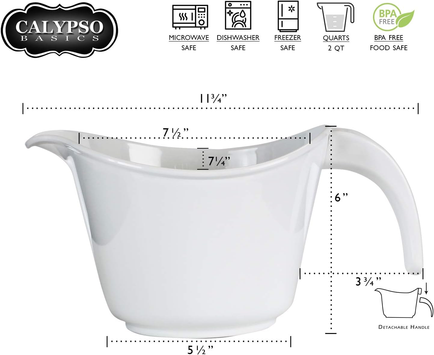 batter-bowl-with-pour-spout-non-slip-base-erogonomic-space-saving-detachable-handle-2-qt-heavy-duty-bpa-free-microwave-dishwasher-safe-white