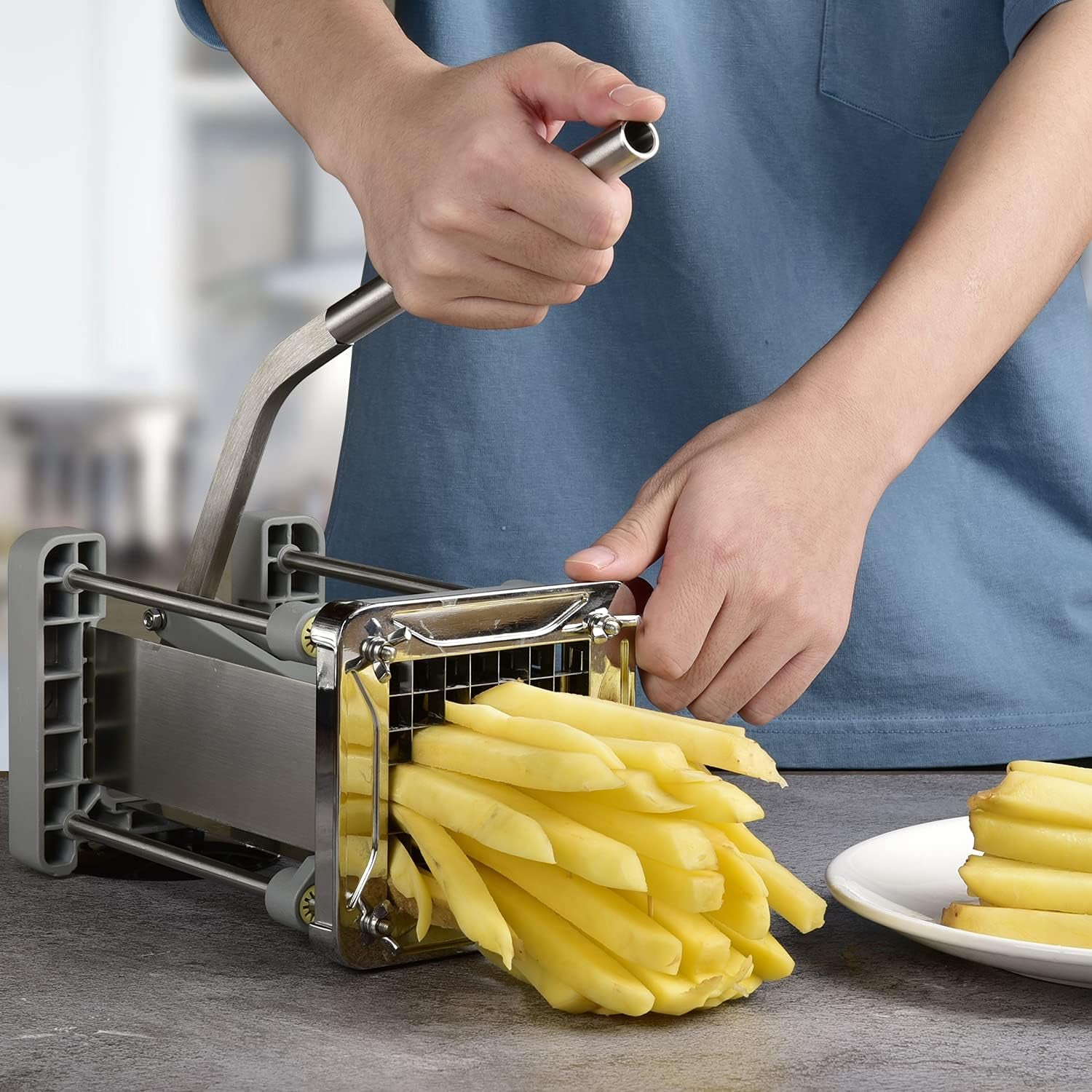 french-fry-cutter-for-potatoes-1-2-inch-professional-grade-durable-stainless-steel-easy-lever-operation-fast-cutting-ideal-for-family-meals-parties-and-batch-food-prep