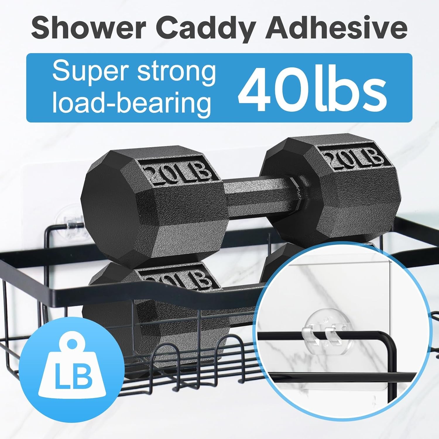 14-pack-shower-caddy-adhesive-replacement-strong-adhesive-hooks-waterproof-shower-adhesive-strips-no-drilling-for-bathroom-storage-shelves-and-kitchen-racks