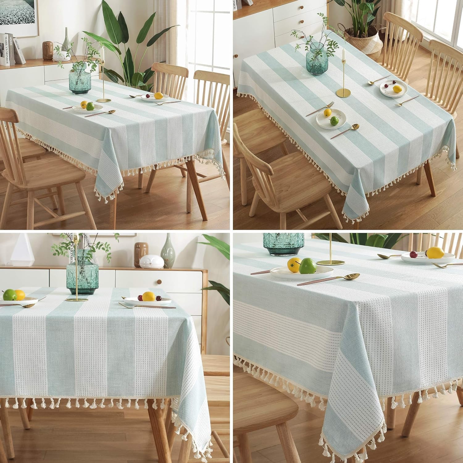 stitching-tassel-tablecloth-striped-table-cloth-rectangle-cotton-linen-dust-proof-table-cover-for-kitchen-dinning-54-x-70-inch-teal