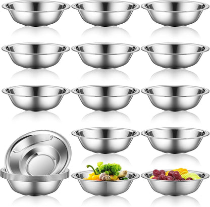 20 Pack Small Stainless Steel Mixing Bowls, 3/4 Quart Prep Bowl1