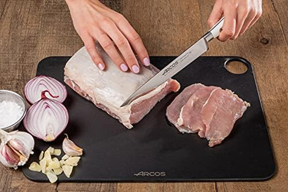 forged-knife-8-inch-nitrum-stainless-steel-and-200-mm-blade-sharp-knife-to-meat-and-fish-ergonomic-polyoxymethylene-pom-handle-series-riviera-blanc-color-white
