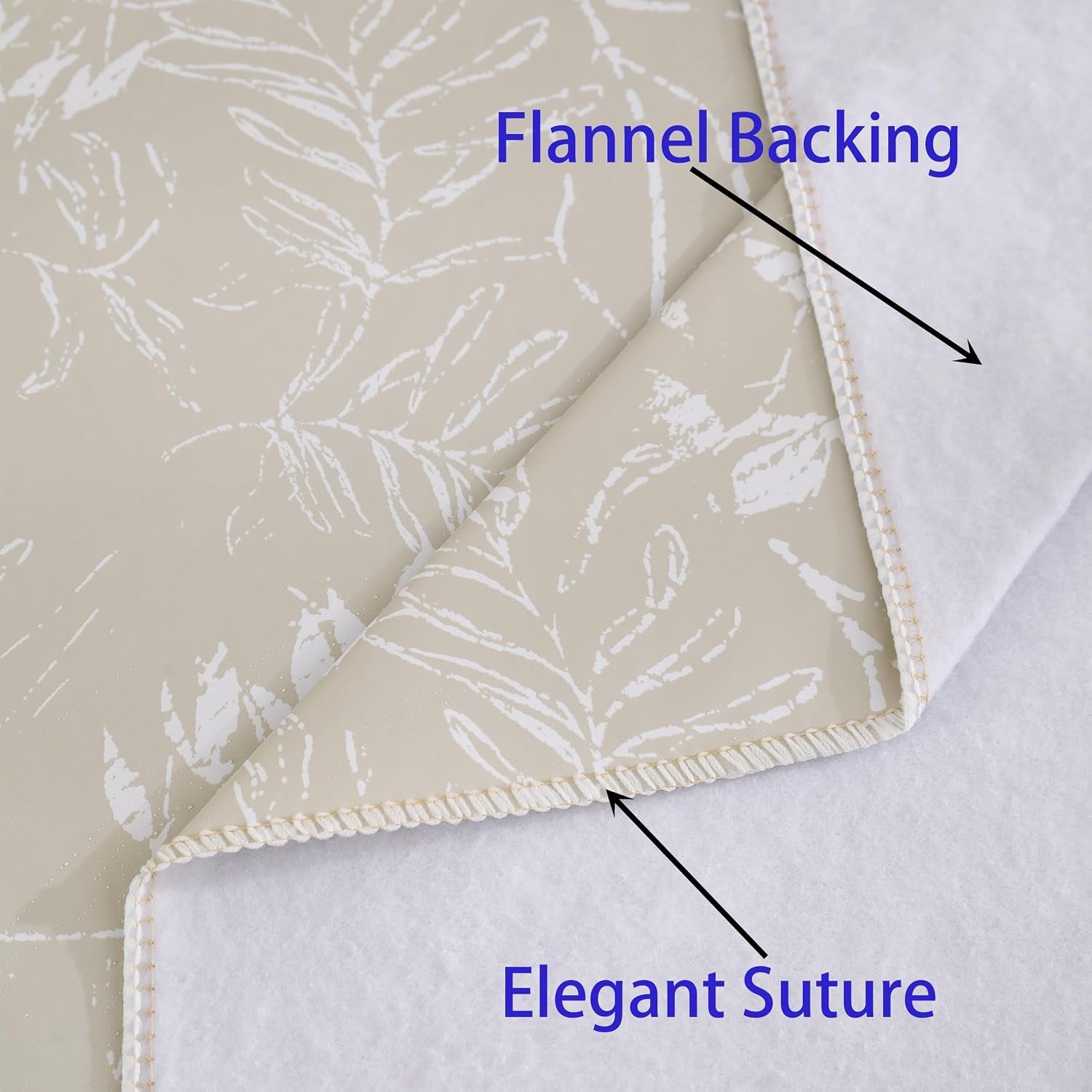 heavy-duty-vinyl-tablecloth-with-flannel-backing-waterproof-oil-proof-plastic-table-cloth-stain-resistant-wipeable-rectangle-or-square-table-cover-for-indoor-and-outdoor-beige-leaf-54x54-inch