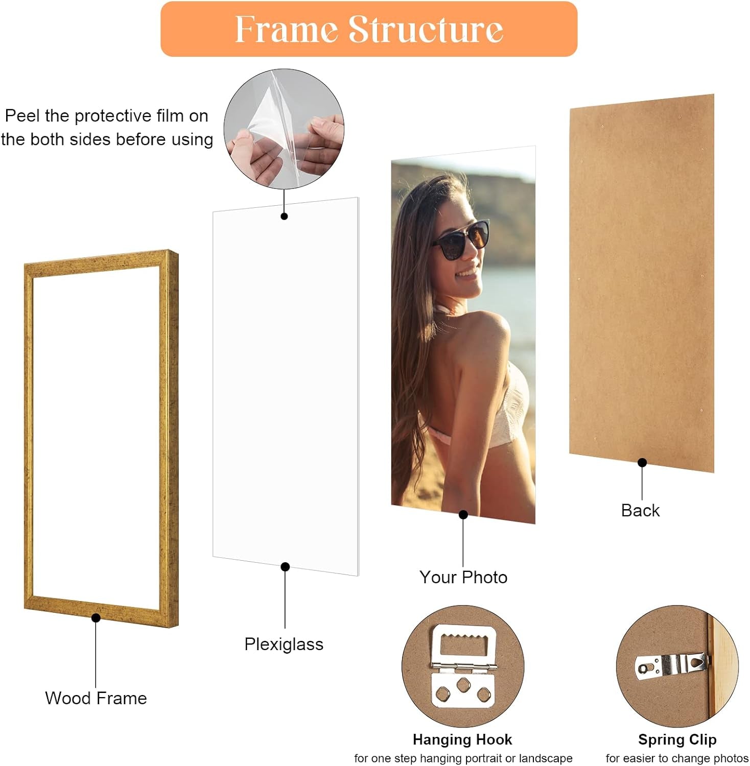 12x16-wood-picture-frame-gold-ornate-natural-16x12in-frame-modern-golden-12-x-16-inch-gallery-wall-photo-poster-frame-with-hd-plexiglass-horizontal-vertical-wall-mounting-display-1pcs
