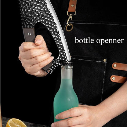 Meat Cleaver, High Carbon Steel Slicing Knives Household Kitchen Knife Cooking Knife Multi-Use Cleaver Knives5
